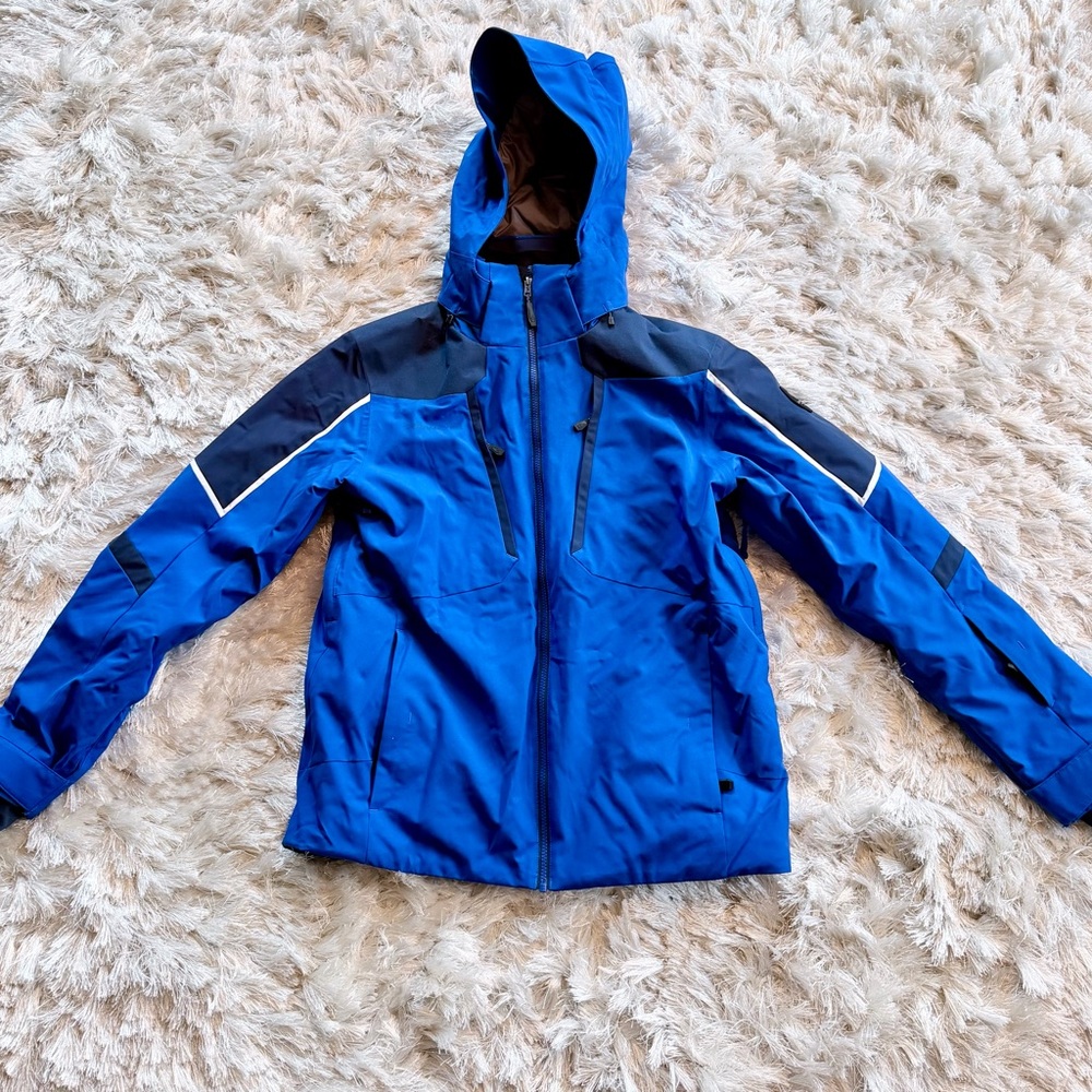 OBERMEYER M Men’s Blue Ski Jacket with Navy Details